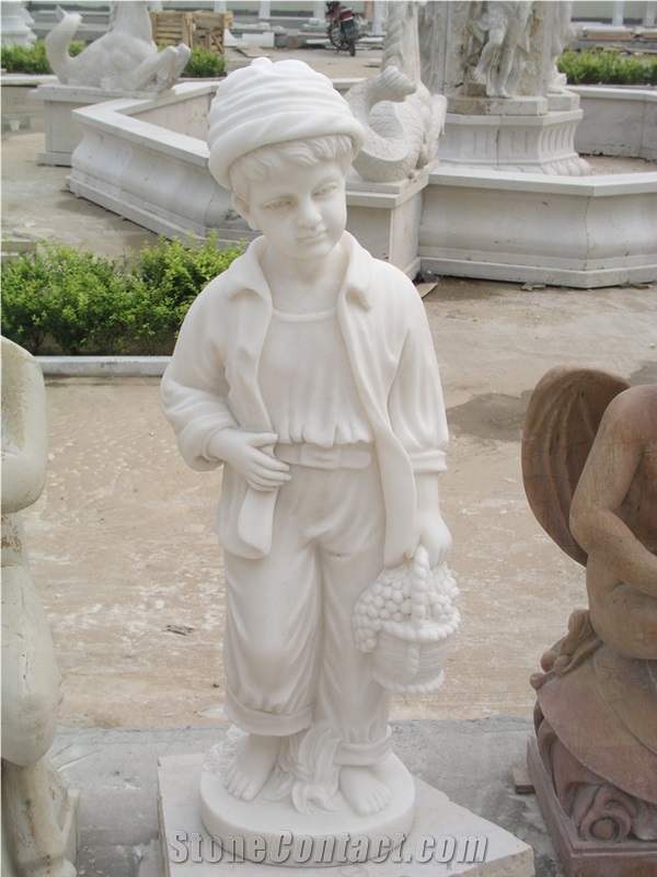 Marble Stone Human Sculptures Marble Garden Statues
