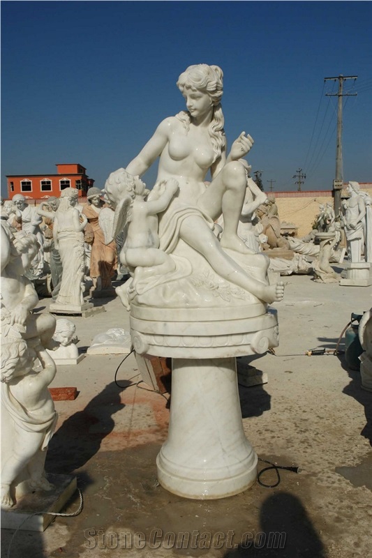 Marble Stone Human Sculptures