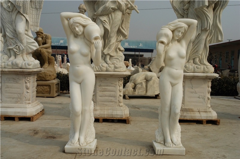 Marble Stone Human Sculptures