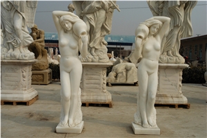 Marble Stone Human Sculptures