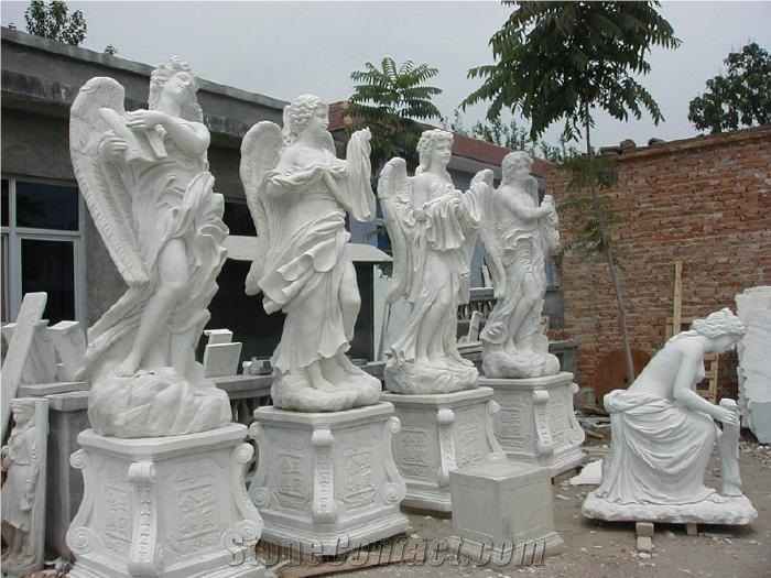 Marble Stone Human Sculptures