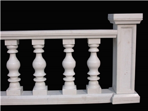 Natural Stone Hand Carved Balustrade, Western Style Sculptured Railing Natural Stone Hand Carved Balustrade, Western Style Sculptured Railing