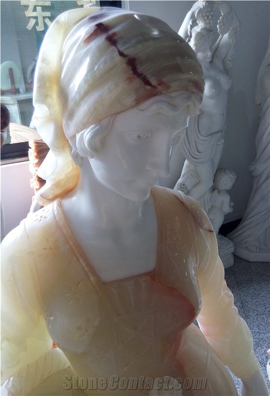 Onyx Statue Human Sculptures Handcarved Sculptures