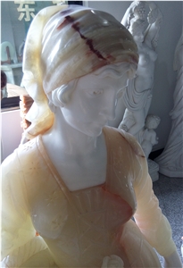 Onyx Statue Human Sculptures Handcarved Sculptures