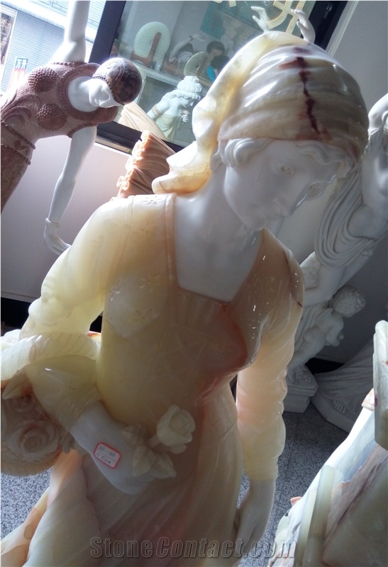 Onyx Statue Human Sculptures Handcarved Sculptures