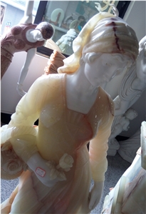 Onyx Statue Human Sculptures Handcarved Sculptures