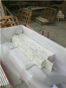 Outdoor Marble Carved Table Chair Stool