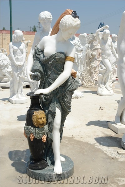 Portrait Sculpture Marble Stone Statue Hand