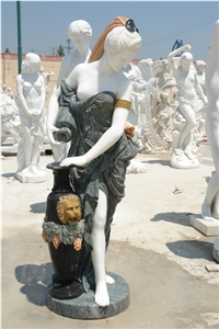 Portrait Sculpture Marble Stone Statue Hand