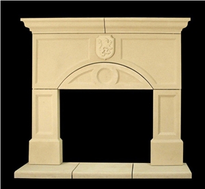 Sandstone Fireplace Hand Carved Mantel Surround