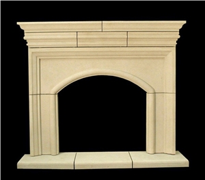 Sandstone Fireplace Hand Carved Mantel Surround