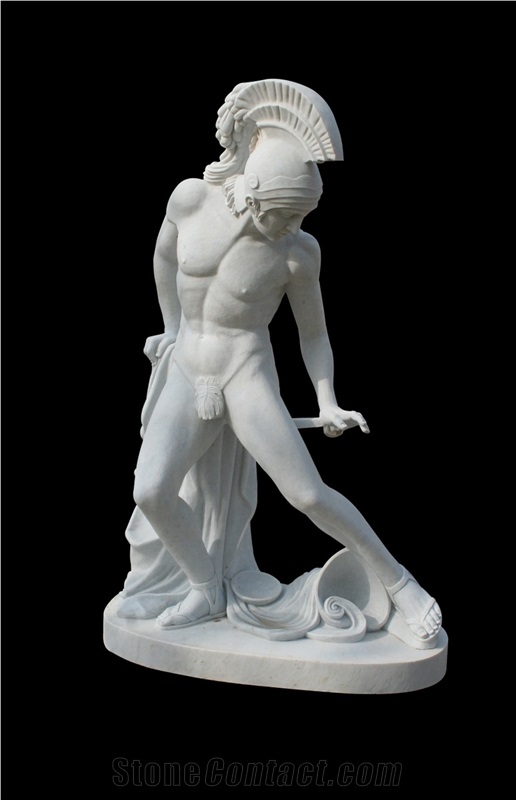 Sculpture Carved Portrait Statue Marble Stone