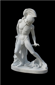 Sculpture Carved Portrait Statue Marble Stone