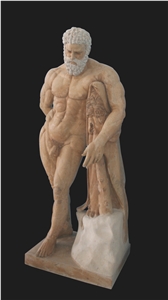 Sculpture Carved Portrait Statue Marble Stone