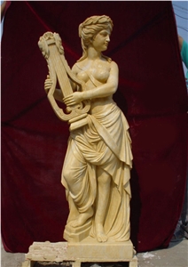 Sculpture Carved Portrait Statue Marble Stone