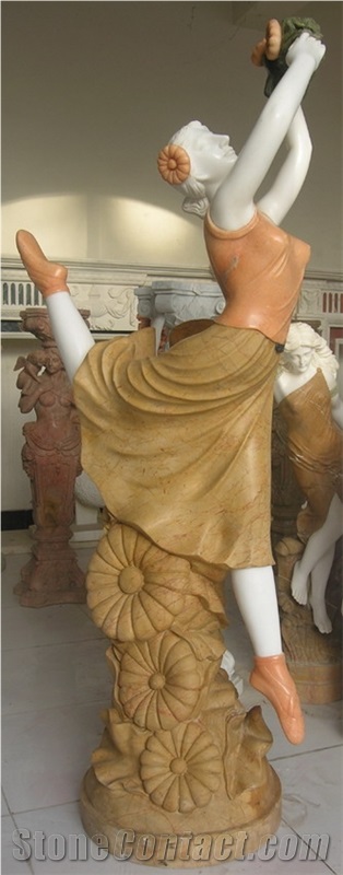 Sculpture Carved Portrait Statue Marble Stone
