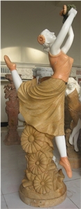 Sculpture Carved Portrait Statue Marble Stone