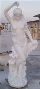 Sculpture Carved Portrait Statue Marble Stone