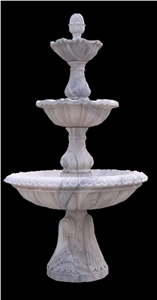 Simple White Marble Fountain Cast Stone Fountain Park Fountains