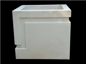 Table Bench Vase Marble Stone Sculpture Handcarved Mantel