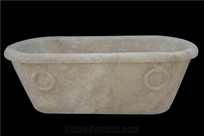 Western Style Stone Bathtubs,Natural Stone Sculptured Bath Tubs