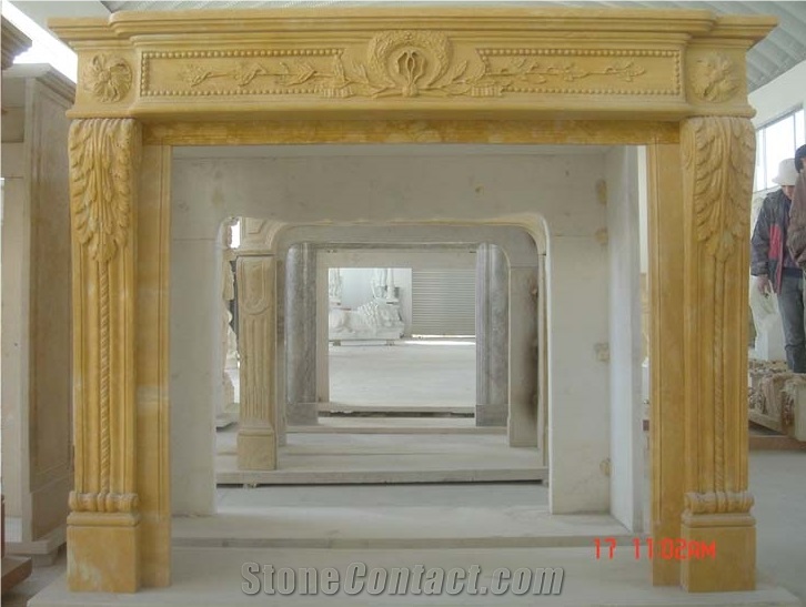 White Marble Fireplace Mantels Stone Surrounds