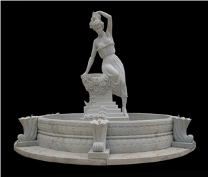 White Marble Fountain Sculpture Stone Fountain White Marble Fountain Sculpture Stone Fountain