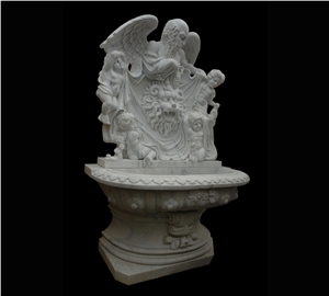 White Marble Fountain Sculpture Stone Fountain