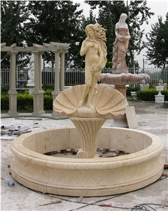 White Marble Fountain Sculpture Stone Fountain