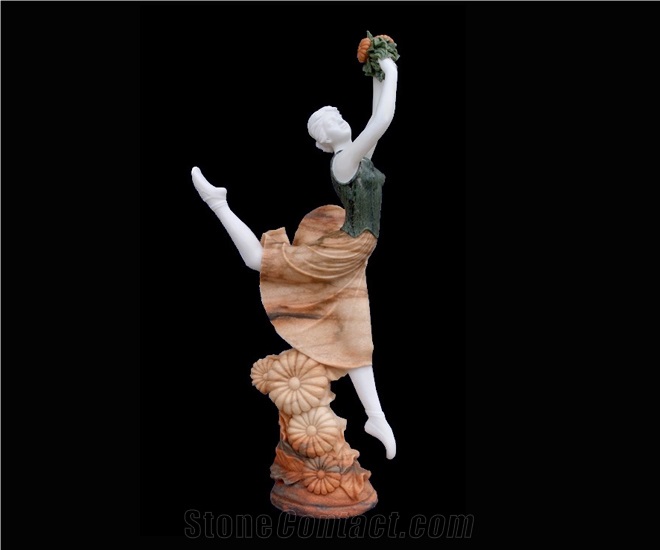 White Marble Handcarved Human Statues, Western Sculptured Statues