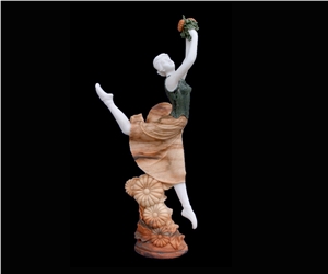 White Marble Handcarved Human Statues, Western Sculptured Statues