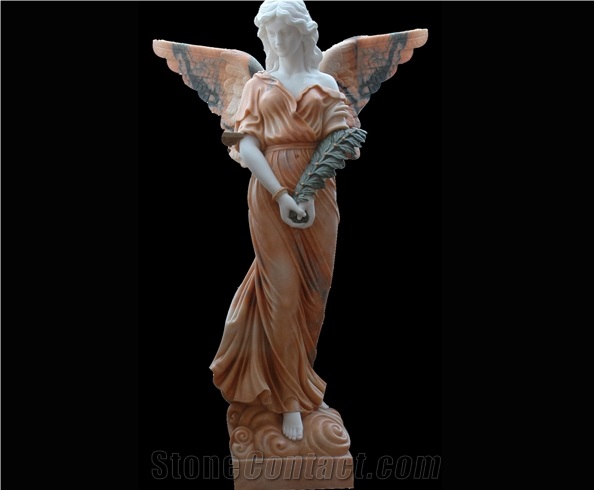 White Marble Handcarved Human Statues, Women Statues, Western Style