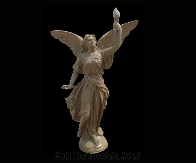 White Marble Handcarved Human Statues, Women Statues, Western Style