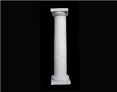 White Marble Handcarved Sculptured Building Columns, Western Style