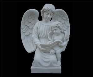 White Marble Handcarved Sculptures, Western Style Human Statues White Marble Handcarved Sculptures, Western Style Human Statues