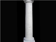 White Marble Sculptured Stone Column Building Pillars, Western Style