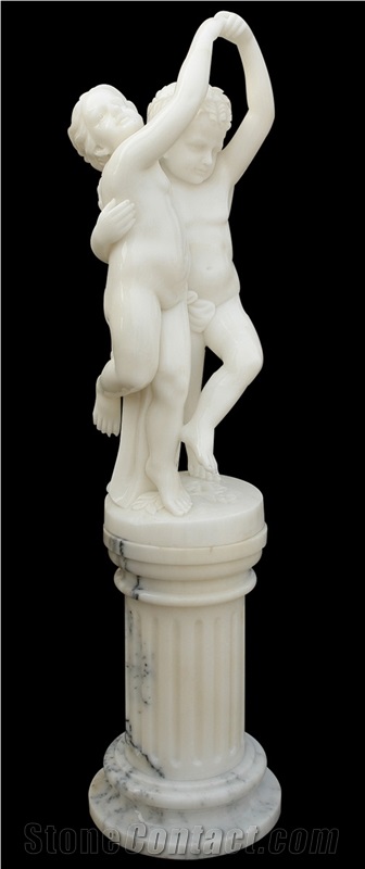 White Marble Statues, Human Sculpture,Handcarved,Abstract Sculpture