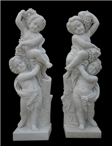 White Marble Statues, Human Sculpture,Handcarved,Abstract Sculpture