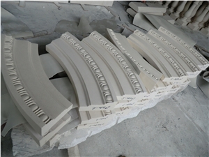 Beige Marble Customized Window Door Sill Surround Frame