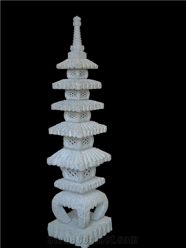 China Granite Lanterns Grey Granite Lamp