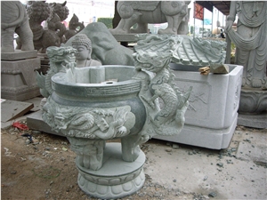 China Marble Stone Carvings Customized Statues Animal and Angle Sculptures