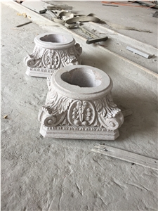 Dimension Column Capital,Shaft,Pillar,Marbel Hand Carving,Carved