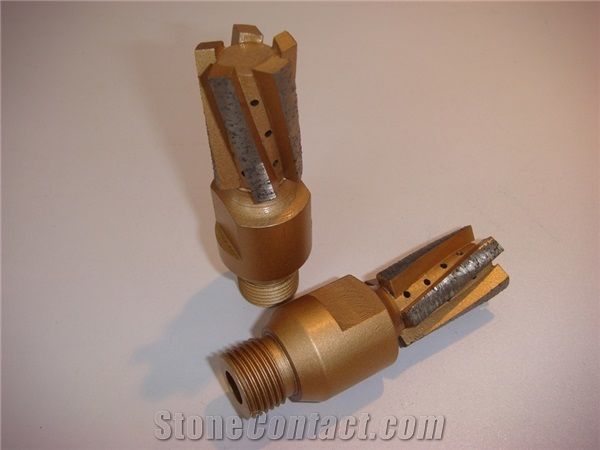 Cnc Diamond Drum Wheels. Vacuum Brazed Stone Finger Bits.