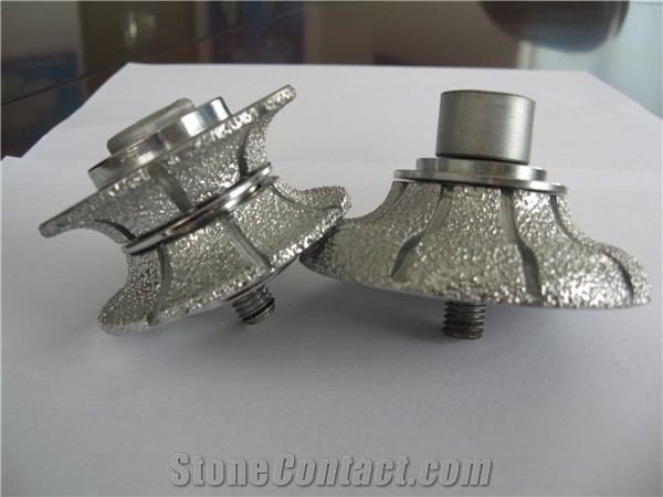 Vacuum Brazed Diamond Router Bit for Marble. Granite Grinding