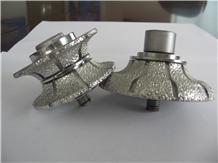 Vacuum Brazed Diamond Router Bit for Marble. Granite Grinding