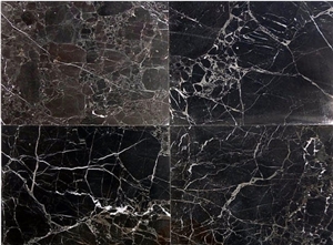 Alanya Black Marble Slabs & Tiles, Turkey Black Marble