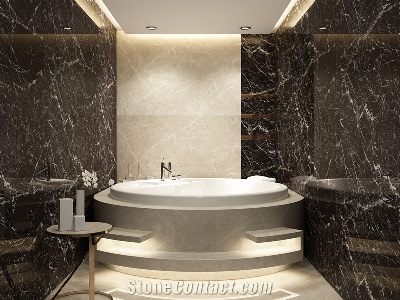 Olive Avangarde Brown Marble Slabs & Tiles, Turkey Brown Marble