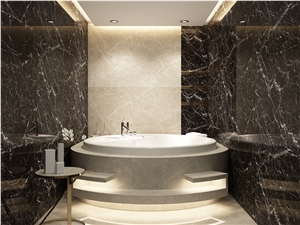 Olive Avangarde Brown Marble Slabs & Tiles, Turkey Brown Marble