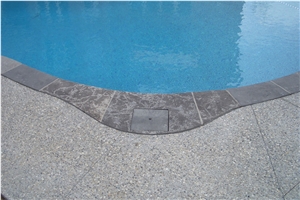 Blue Stone Pool Coping