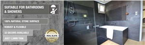 Slate-Lite Ultra Thin Ledge Stone Wall Panels, Flexible Stone Veneer